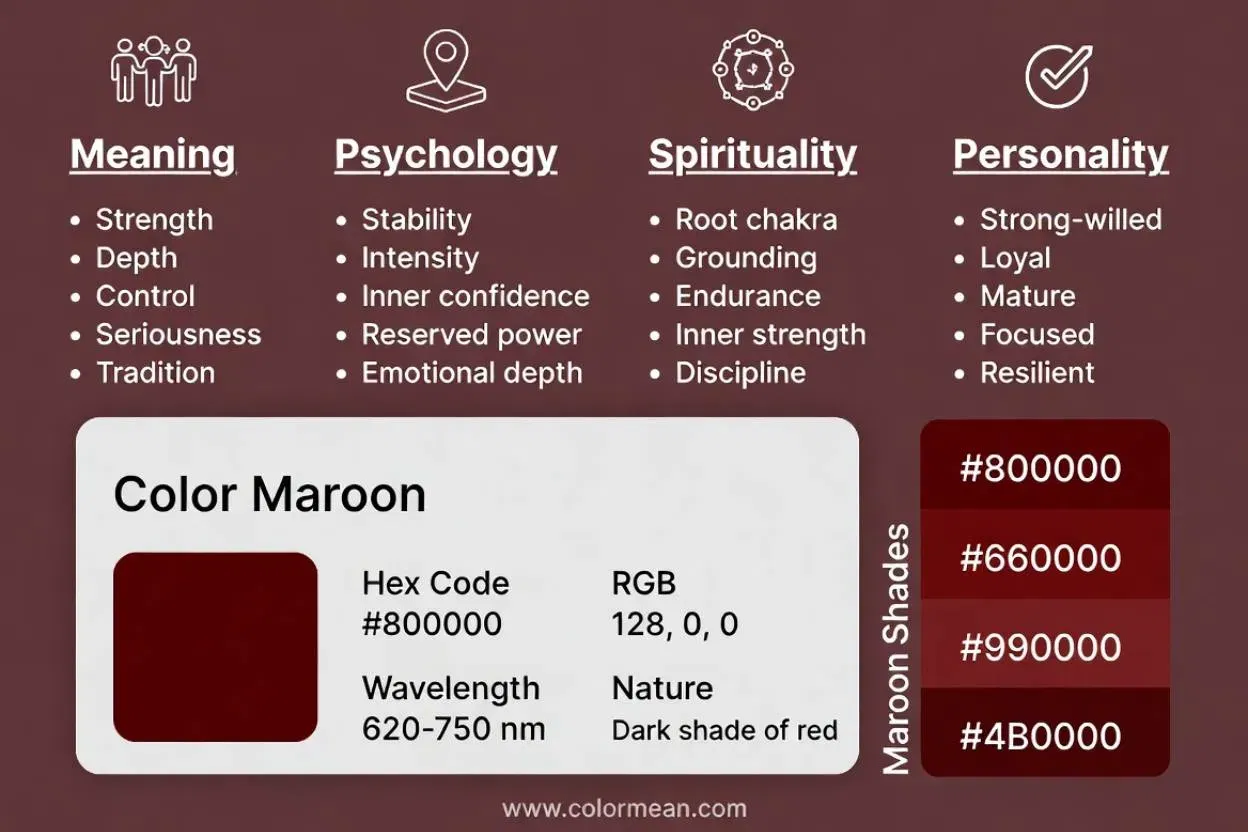 color maroon meaning