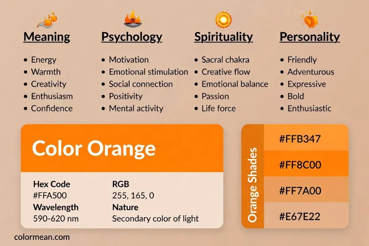 color orange meaning and symbolism