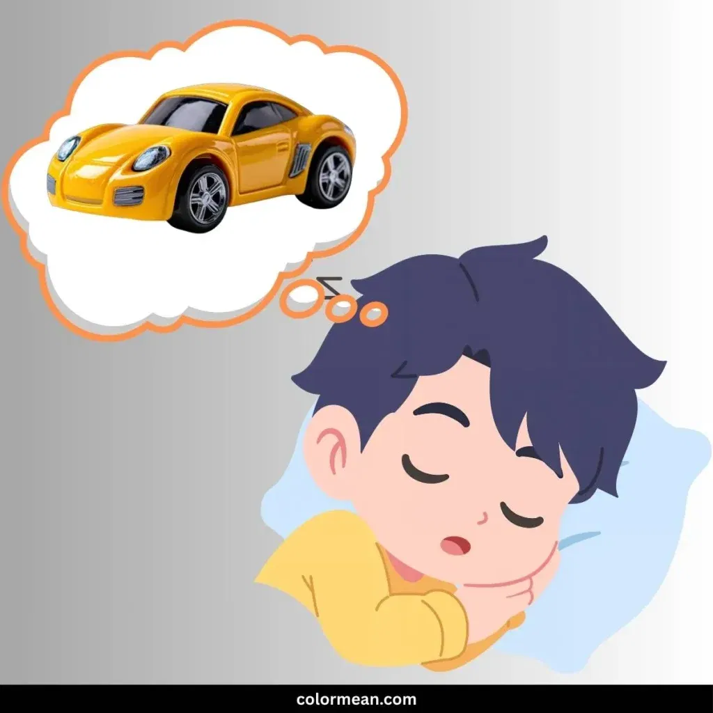 dream about seeing color orange